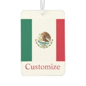 メキシコ国旗サンダーカーヴ カーエアーフレッシュナー (裏面)