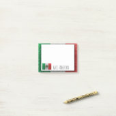 メキシコ国旗メキシコグリッター先生教室 ポストイット (デスク上)