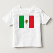 メキシコ国旗メキシコ国旗の子供 トドラーTシャツ (正面)