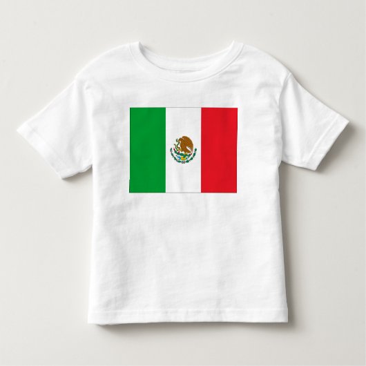 メキシコ国旗メキシコ国旗の子供 トドラーTシャツ (正面)