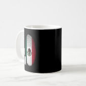 メキシコ国旗メキシコ私のDna コーヒーマグカップ (正面左)