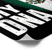 メキシコ国旗メキシコ私のDna ポスター (角)