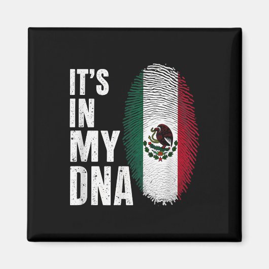 メキシコ国旗メキシコ私のDna マグネット (正面)