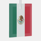メキシコ国旗メキシコ ガラスオーナメント (正面右)