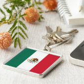 メキシコ国旗メキシコ キーホルダー (側面)