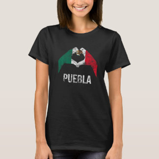 メキシコ国旗ラブプエブラヴィンテージメキシコバケーション Tシャツ