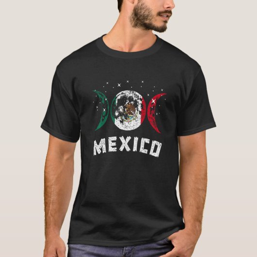 メキシコ国旗ラブメキシコ6 Tシャツ (正面)
