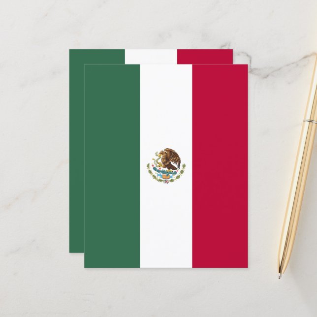 メキシコ国旗 (正面/裏面インサイチュ)
