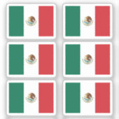 メキシコ国旗6のコレクションパック シール (正面)