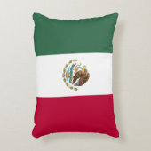 メキシコ国旗 アクセントクッション (正面(垂直))