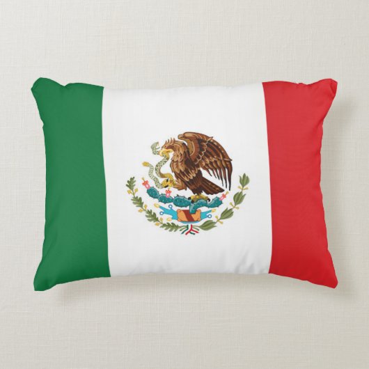 メキシコ国旗 アクセントクッション (正面)