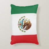 メキシコ国旗 アクセントクッション (正面(垂直))