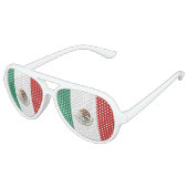 メキシコ国旗 アビエーターサングラス (アングル)