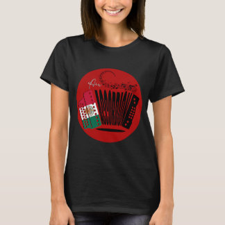 メキシコ国旗 エアーアコーディオン メキシコ フィエスタ 女性用ボディコンボディスーツ Tシャツ