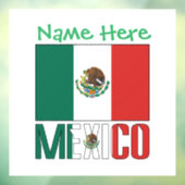 メキシコ国旗 オーダーメイド ウィンドウサイン (シート3)