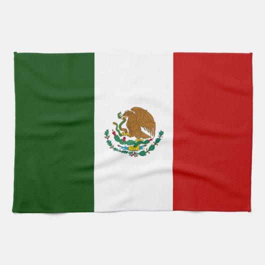 メキシコ国旗 キッチンタオル (横)