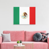 メキシコ国旗 キャンバスプリント (インサイチュ (リビング))