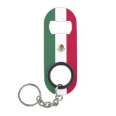 メキシコ国旗 キーホルダー栓抜き (正面)
