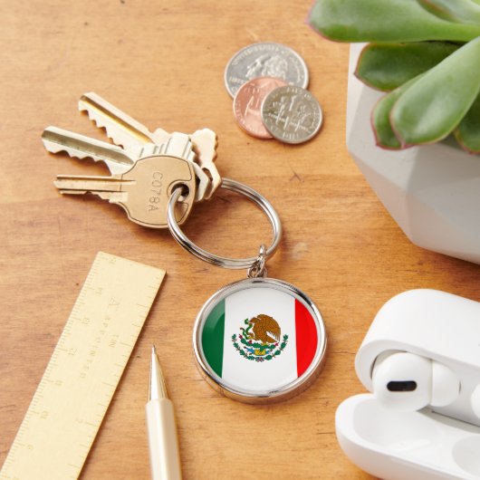 メキシコ国旗 キーホルダー (デスク)