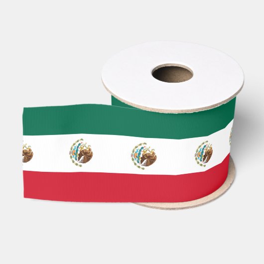 メキシコ国旗 グログランリボン (リール)