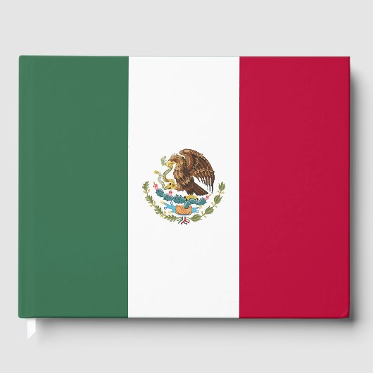 メキシコ国旗 ゲストブック (正面)