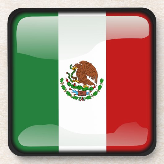 メキシコ国旗 コースター (正面)