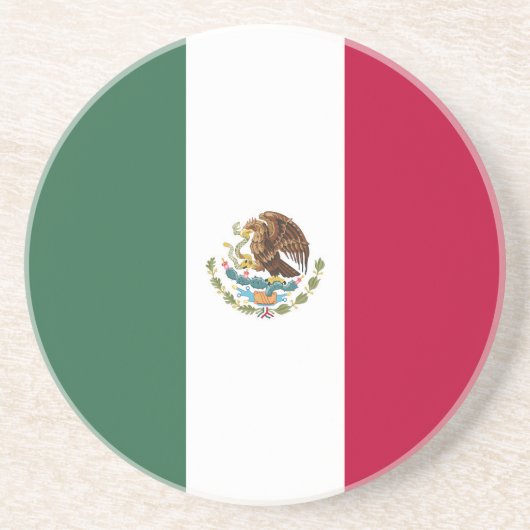 メキシコ国旗 コースター (正面)