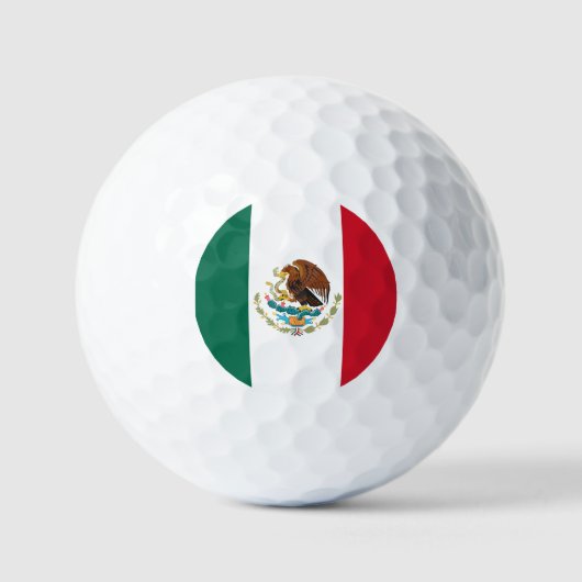 メキシコ国旗 ゴルフボール (正面)