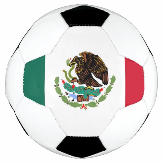 メキシコ国旗 サッカーボール (正面)