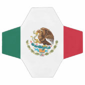 メキシコ国旗 サッカーボール (フラット)