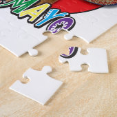 メキシコ国旗 ジグソーパズル (側面)