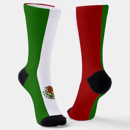 メキシコ国旗 ソックス (傾斜あり)