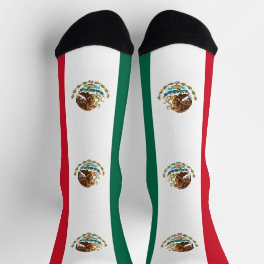 メキシコ国旗 ソックス (上部)