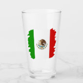 メキシコ国旗 タンブラーグラス (正面)