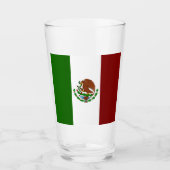 メキシコ国旗  タンブラーグラス (正面)
