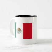 メキシコ国旗 ツートーンマグカップ (正面左)