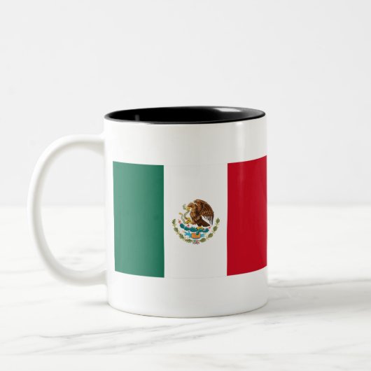 メキシコ国旗 ツートーンマグカップ (左)