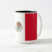 メキシコ国旗 ツートーンマグカップ (正面右)