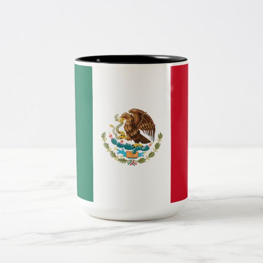 メキシコ国旗 ツートーンマグカップ (中央)