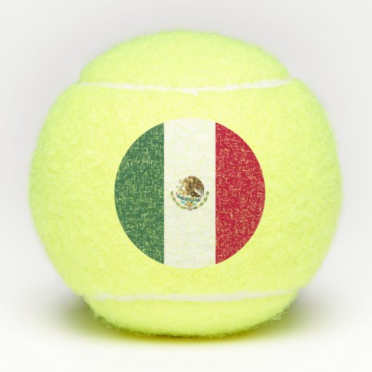 メキシコ国旗 テニスボール (正面)