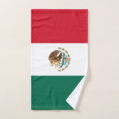 メキシコ国旗 ハンドタオル (ハンドタオル)