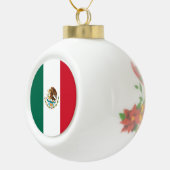 メキシコ国旗、バンデラ・ド・メキシコ セラミックボールオーナメント (右)