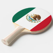 メキシコ国旗、バンデラ・ド・メキシコ 卓球ラケット (正面アングル)