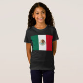 メキシコ国旗、バンデラ・ド・メキシコ Tシャツ (正面フル)