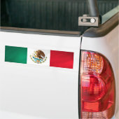 メキシコ国旗 バンパーステッカー (トラック上)