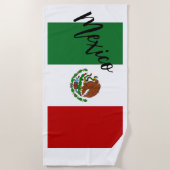 メキシコ国旗 ビーチタオル (正面)