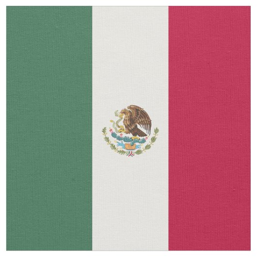 メキシコ国旗 ファブリック (クローズアップ)