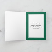 メキシコ国旗 |フェスティバルプラムプリン |クリスマス シーズンカード (内部)