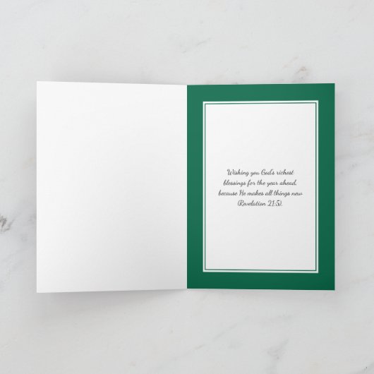 メキシコ国旗 |フェスティバルプラムプリン |クリスマス シーズンカード (内部)