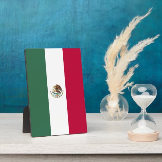 メキシコ国旗 フォトプラーク (側面)